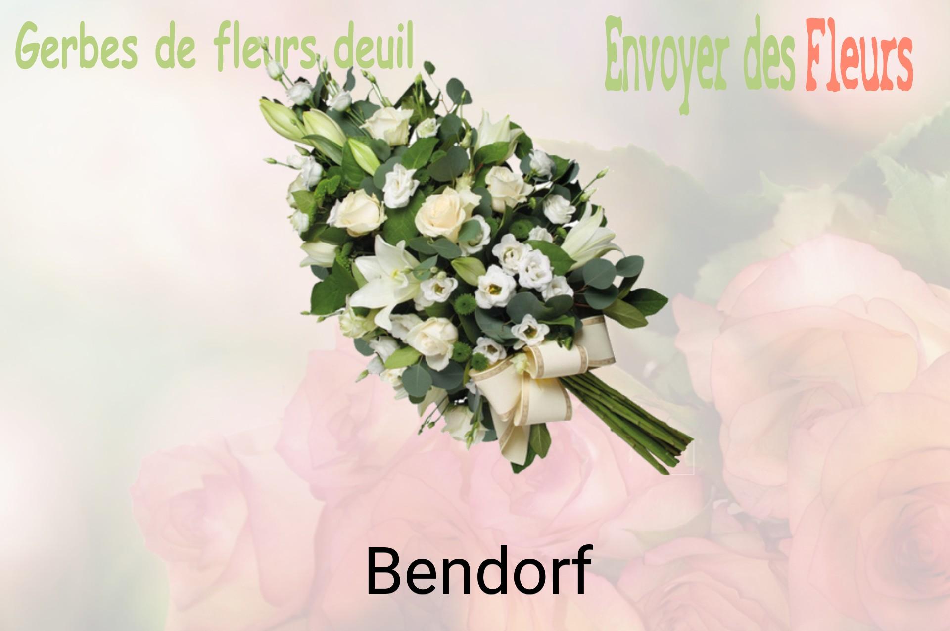 Gerbe de fleurs de deuil livrée à Bendorf